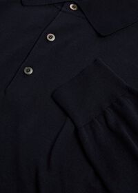 Paul Stuart Long Sleeve Cotton Polo, thumbnail 17