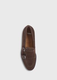 Paul Stuart Bonte Suede Double Buckle Slip On, thumbnail 4