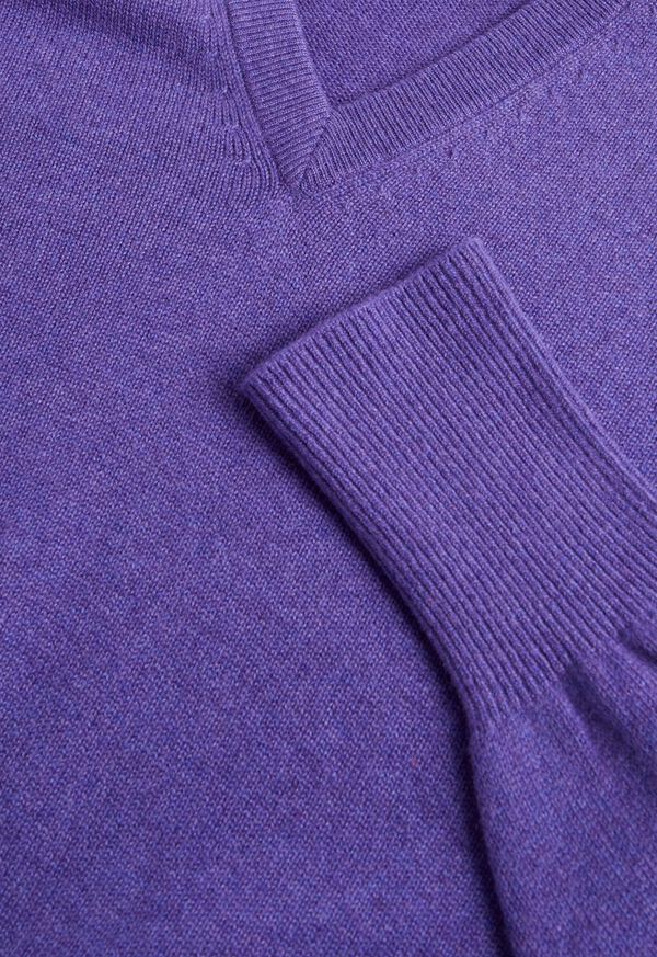 Paul Stuart Classic Cashmere V-Neck Sweater, image 2