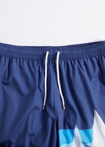 Paul Stuart Sailboat Swim Trunk