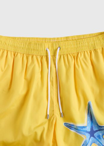 Paul Stuart Starfish Print Swim Trunk