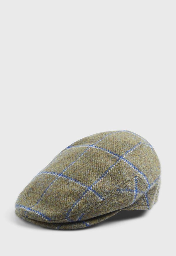 Paul Stuart Windowpane Check Cap, image 1