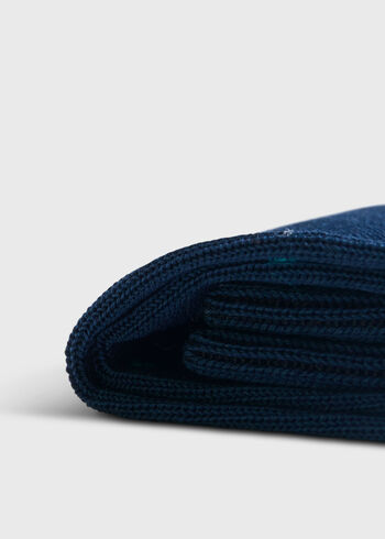 Paul Stuart Polka Dot Dress Sock