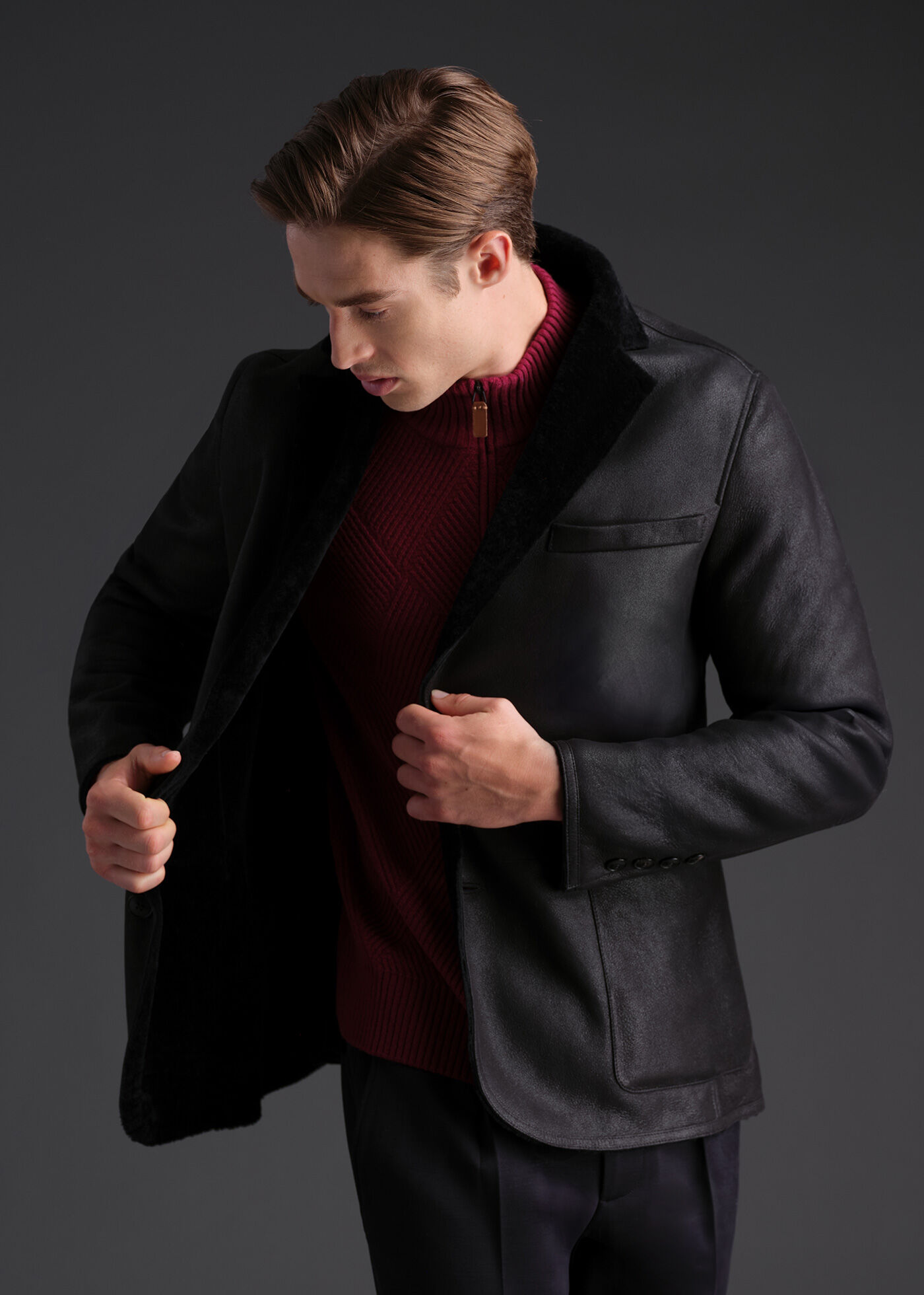 Shearling Blazer