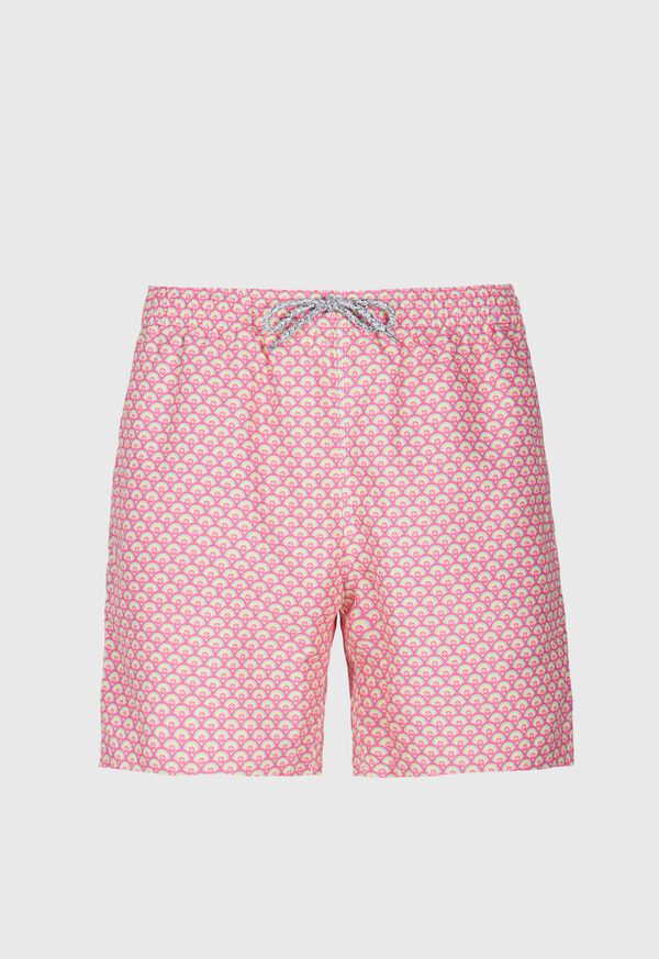Paul Stuart Abstract Print Swim Trunk, image 1