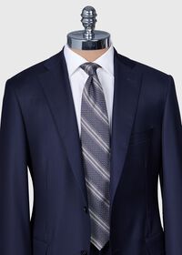 Paul Stuart Silk Grenadine Stripe Tie, thumbnail 2