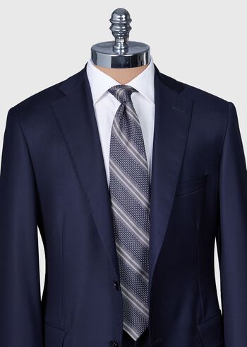 Paul Stuart Silk Grenadine Stripe Tie