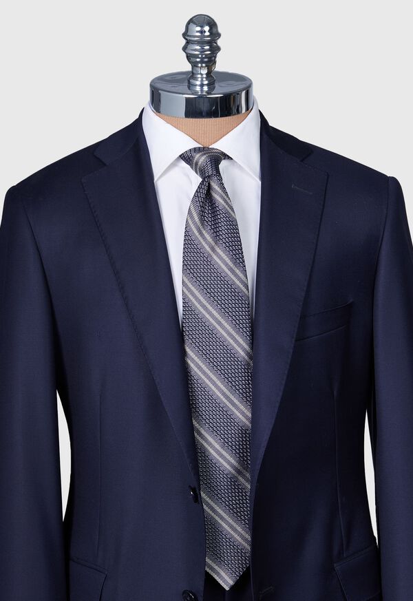 Paul Stuart Silk Grenadine Stripe Tie, image 2