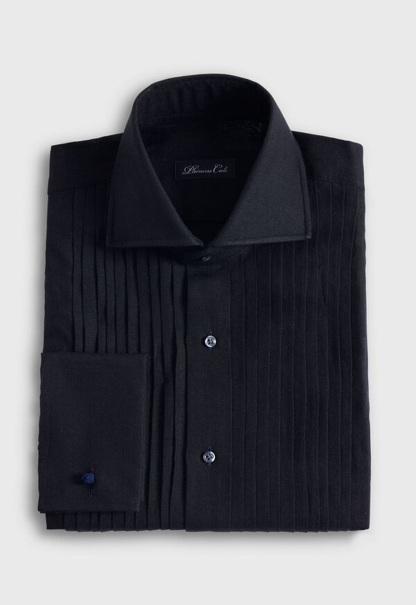 Paul Stuart Linen Pleated Formal Shirt, image 1