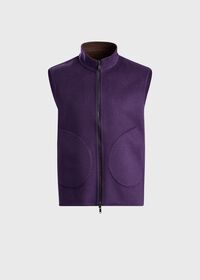 Paul Stuart Double Faced Cashmere Reversible Vest, thumbnail 2