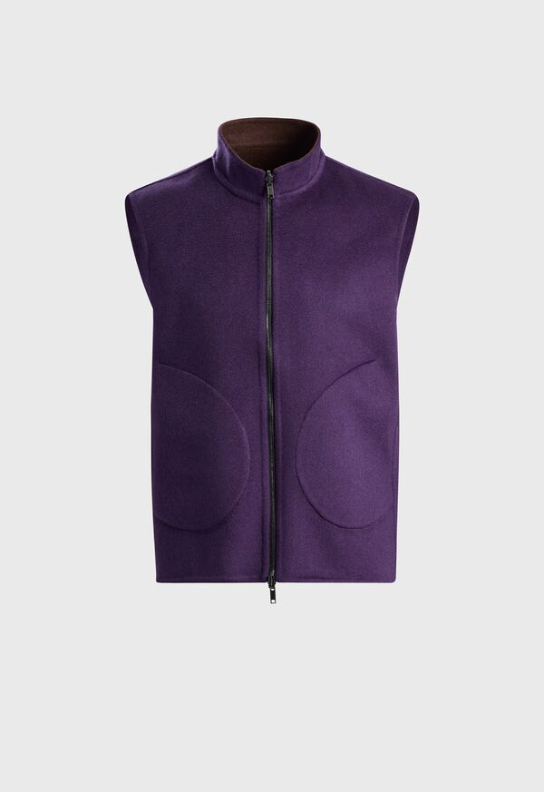 Paul Stuart Double Faced Cashmere Reversible Vest, image 2