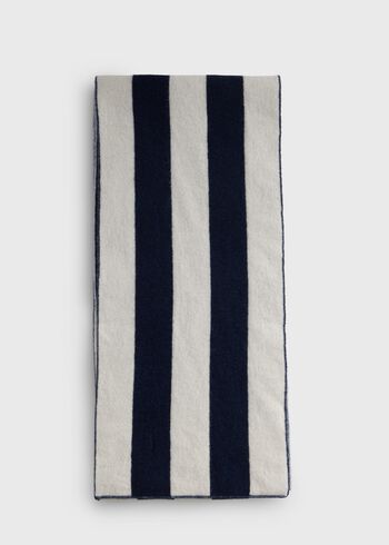 Paul Stuart Vertical Stripe Cashmere Scarf
