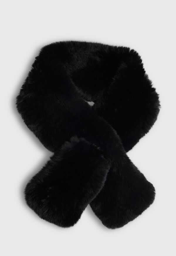 Paul Stuart Rabbit Fur Scarf, image 1