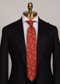 Paul Stuart Coral Paisley Tie, thumbnail 4