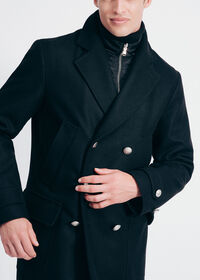 Paul Stuart Double Breasted Wool Coat & Detachable Jacket, thumbnail 3