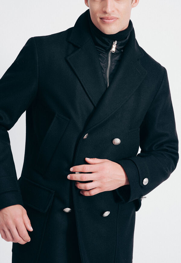 Paul Stuart Double Breasted Wool Coat & Detachable Jacket, image 3