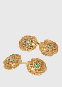 Paul Stuart 14K Gold Vintage Cufflinks Circa 1920, thumbnail 1