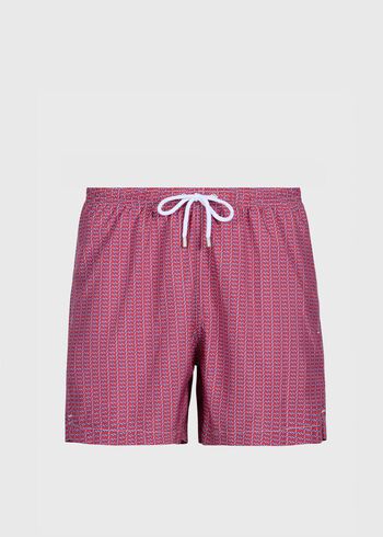 Paul Stuart Abstract Circle Swim Trunk