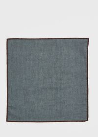 Paul Stuart Wool and Cotton Reversible Pocket Square, thumbnail 2