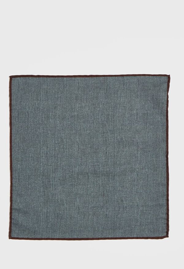 Paul Stuart Wool and Cotton Reversible Pocket Square, image 2