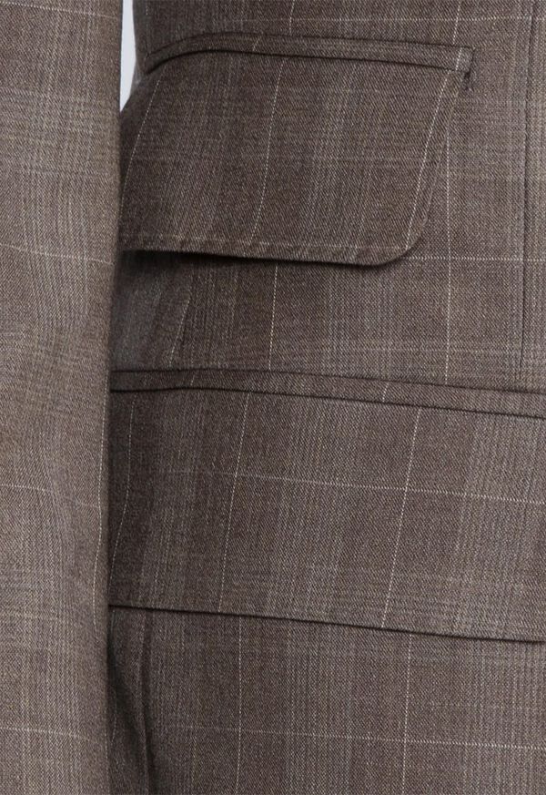 Paul Stuart Paul Fit Super 110s Wool Plaid Suit, image 4