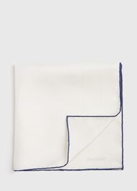 Paul Stuart Hand Screen Printed Silk Pocket Square, thumbnail 1