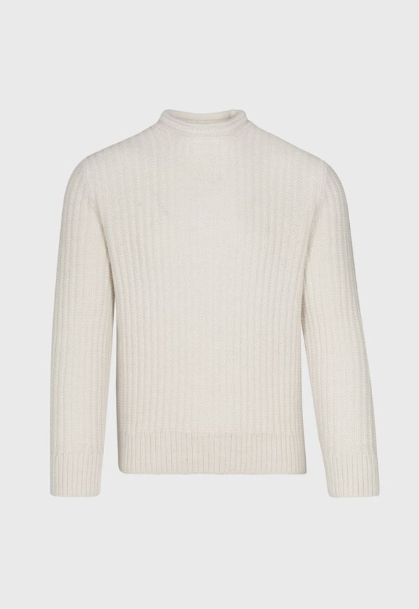 Paul Stuart Ribbed Alpaca Sweater, image 1