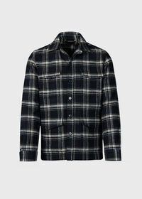 Paul Stuart Wool Plaid Shirt Jacket, thumbnail 1