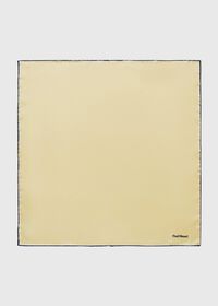 Paul Stuart Hand Screen Printed Silk Pocket Square, thumbnail 1