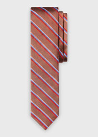 Paul Stuart Striped Silk Tie, thumbnail 1
