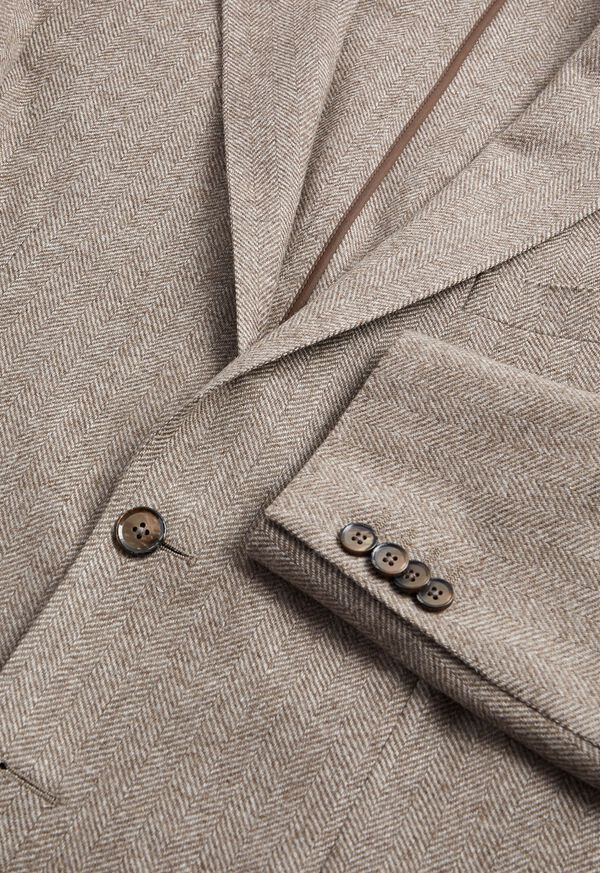 Paul Stuart Wool Blend Herringbone Soft Jacket, image 2
