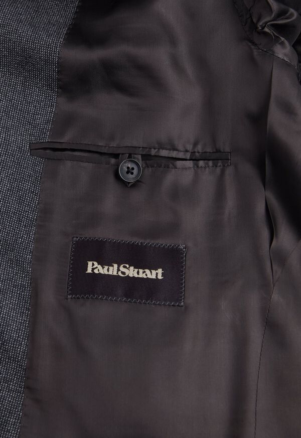 Paul Stuart Grey Micro Weave Super 180s Wool Suit, image 4