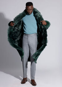 Paul Stuart Long Hair Shearling Coat, thumbnail 3