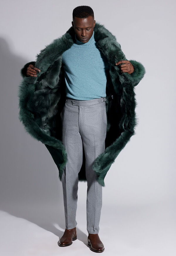 Paul Stuart Long Hair Shearling Coat, image 3