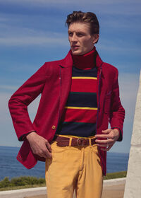 Paul Stuart Wool Knit Raw Edge Jacket, thumbnail 2