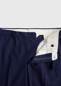 Paul Stuart Fainted Chalk Stripe Flannel Suit, thumbnail 7