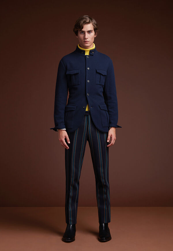 Paul Stuart Navy Fancy Stripe Pant, image 2