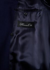 Paul Stuart Navy Double Breasted Military Coat, thumbnail 3
