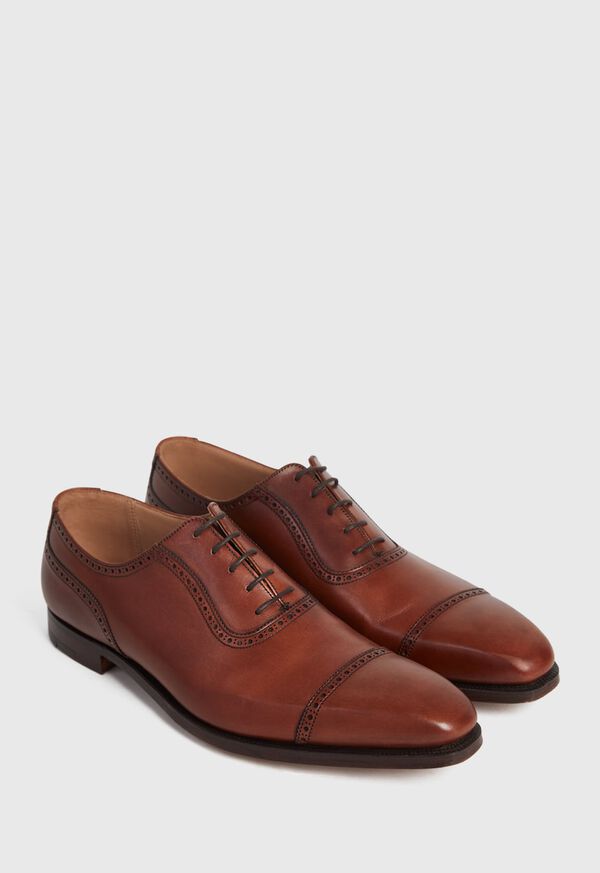 Paul Stuart Westbourne Chestnut Brown Leather Cap-Toe, image 3