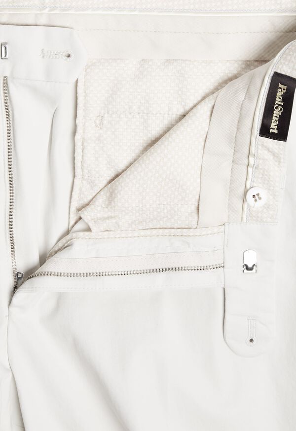 Paul Stuart Khaki Cotton Stretch Pant, image 2
