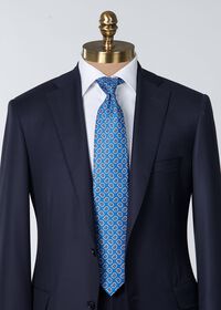Paul Stuart Printed Silk Jacquard Small Pine Tie, thumbnail 2