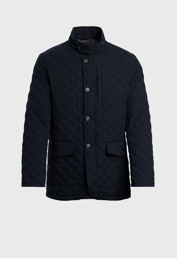 Paul Stuart Cashmere Belsetta Quilted Coat, image 1