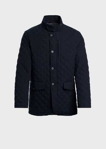 Paul Stuart Cashmere Belsetta Quilted Coat