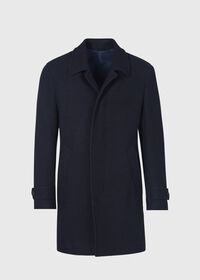 Paul Stuart Wool Balmacaan Collar Coat, thumbnail 1