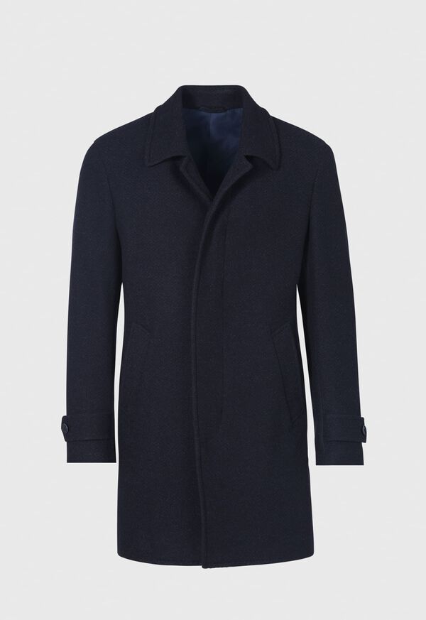 Paul Stuart Wool Balmacaan Collar Coat, image 1
