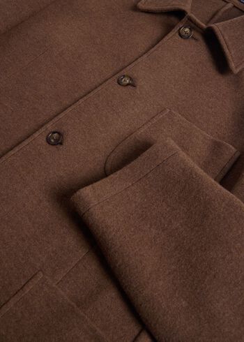 Paul Stuart Wool Shirt Jacket