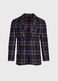 Paul Stuart Tan Windowpane Jacket, thumbnail 1