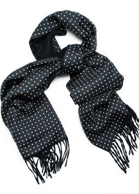 Paul Stuart Reversible Dot Print Scarf, thumbnail 3