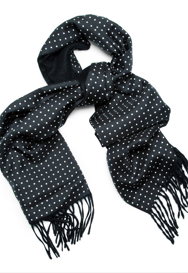 Paul Stuart Reversible Dot Print Scarf, image 3