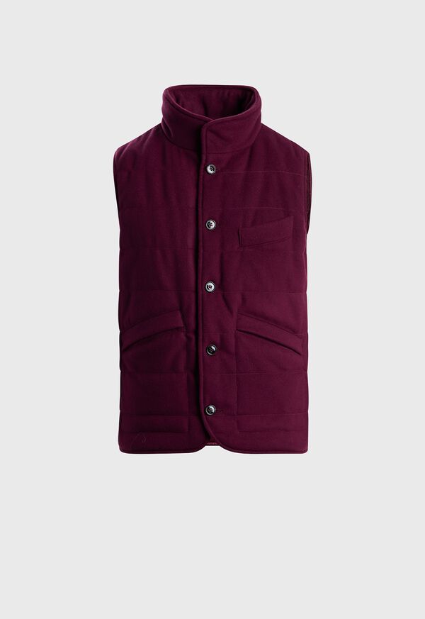 Paul Stuart Wool & Cashmere Quilted Vest, image 1